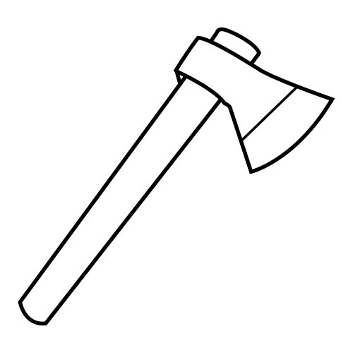 Axe coloring, Download Axe coloring for free 2019