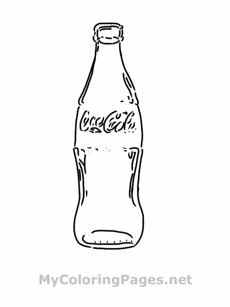 Free Coloring Pages Coca Cola Coloring Pages