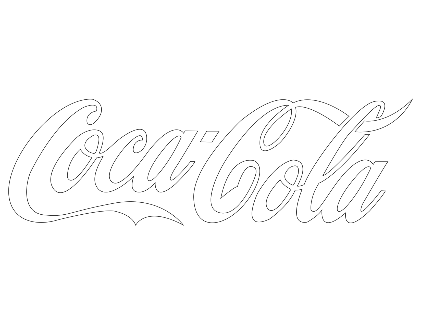 Coca Cola Stencil Free Printable