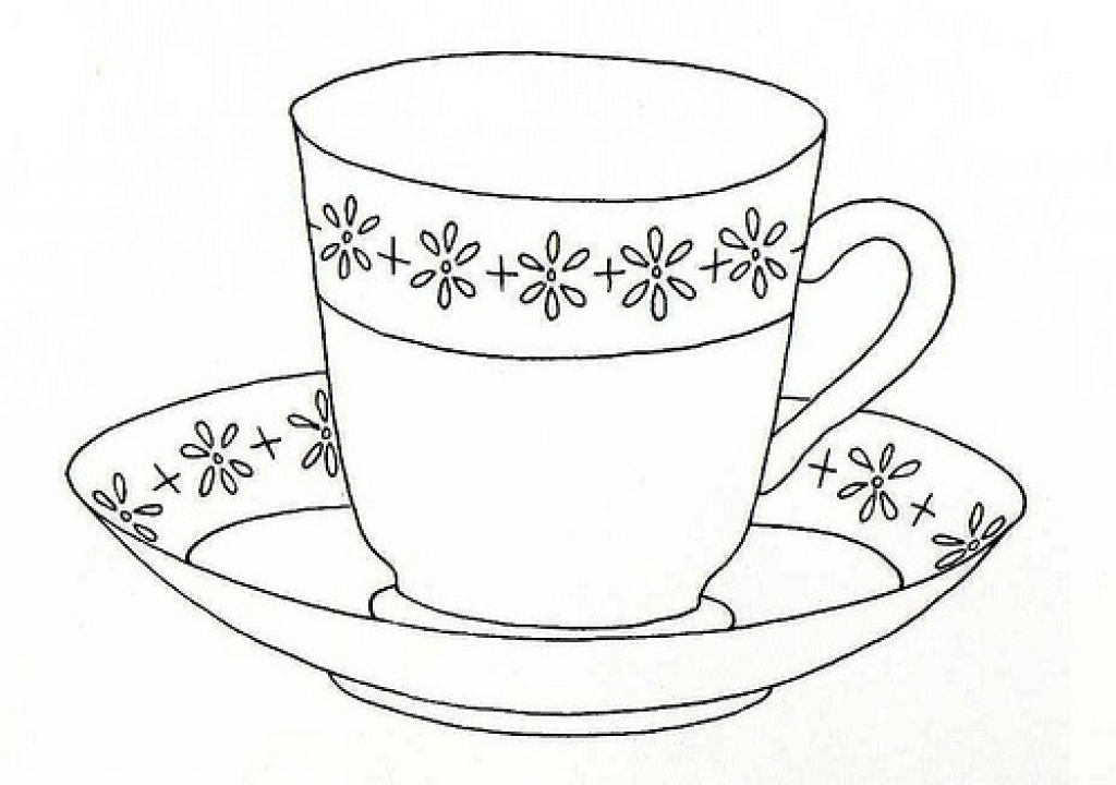 Tea Cup coloring, Download Tea Cup coloring for free 2019