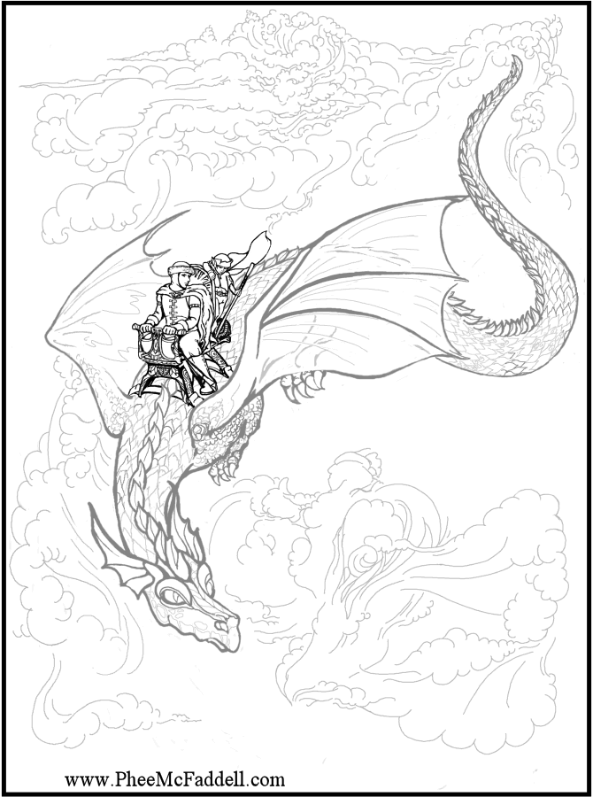 Dragon Rider coloring, Download Dragon Rider coloring
