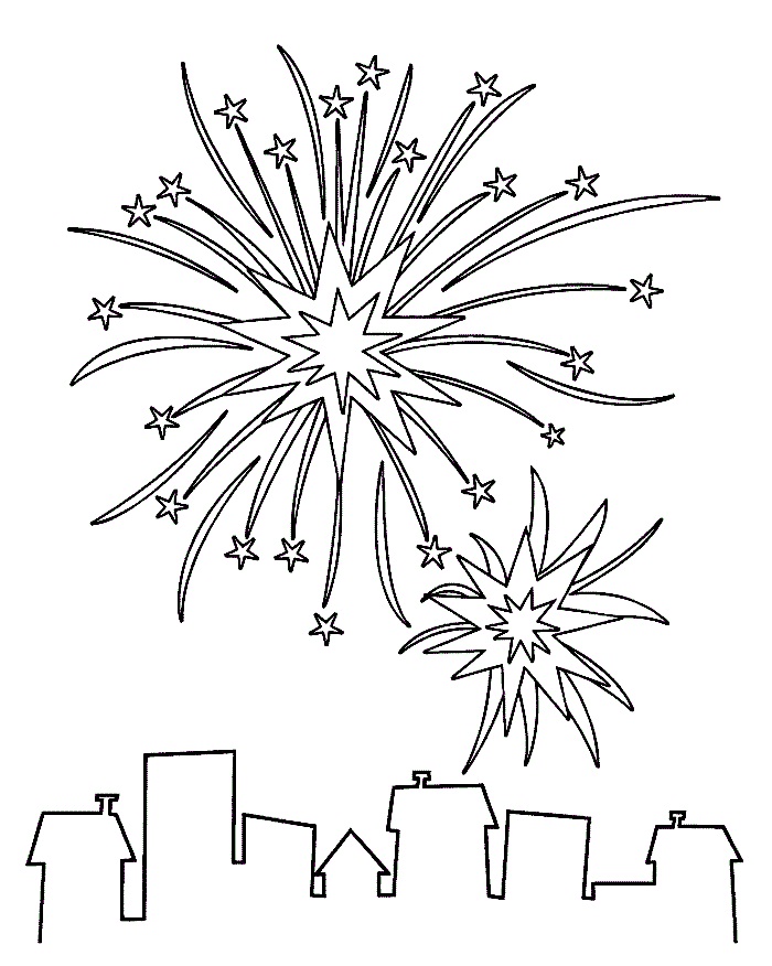 Free Printable Fireworks Coloring Pages For Kids Free Printable 