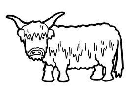 Highland Cattle coloring, Download Highland Cattle coloring for free 2019