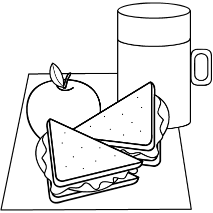 Lunch Lady Coloring Coloring Pages