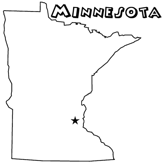 Minnesota coloring, Download Minnesota coloring for free 2019