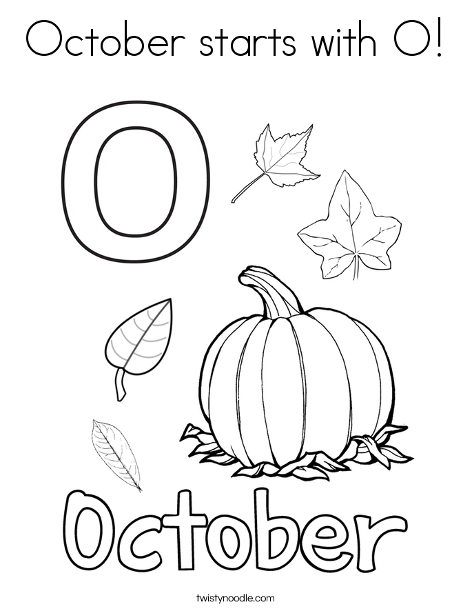 October coloring, Download October coloring for free 2019