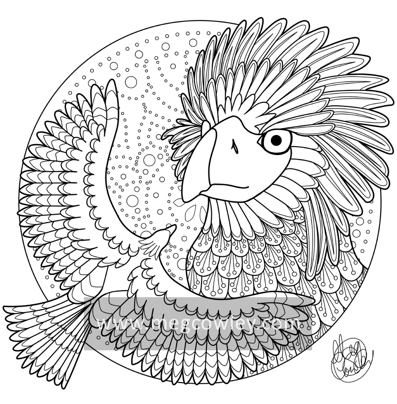 The Philippine Eagle coloring, Download The Philippine Eagle coloring