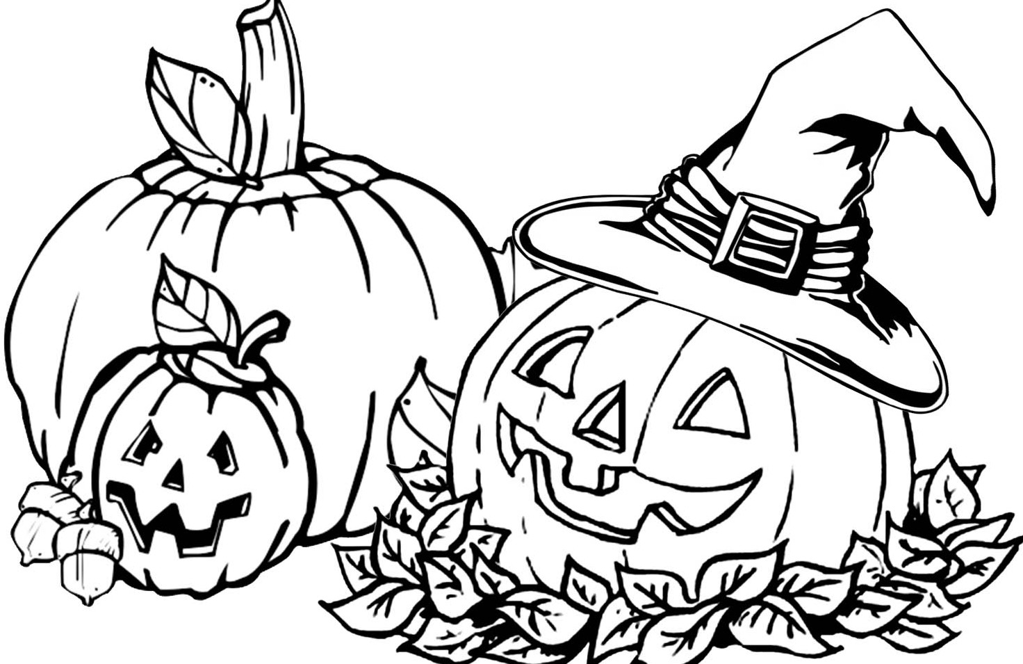 Halloween Pumpkin Coloring Coloring Pages