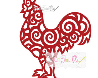Free Rooster Svg Cut Files - Layered SVG Cut File - Best Free