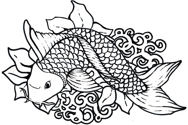 Tropical Fish coloring, Download Tropical Fish coloring for free 2019