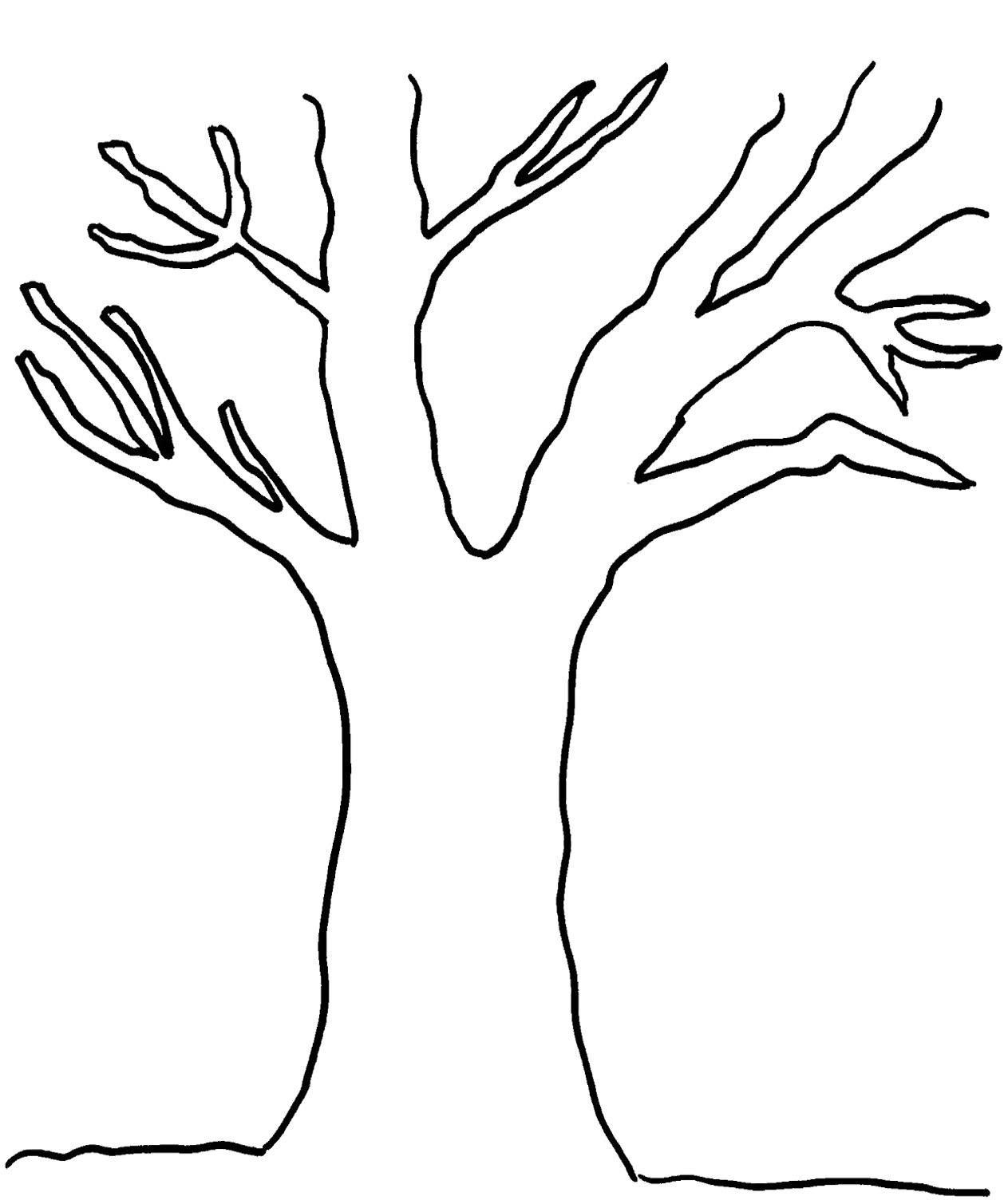 Tree Trunks coloring, Download Tree Trunks coloring for free 2019