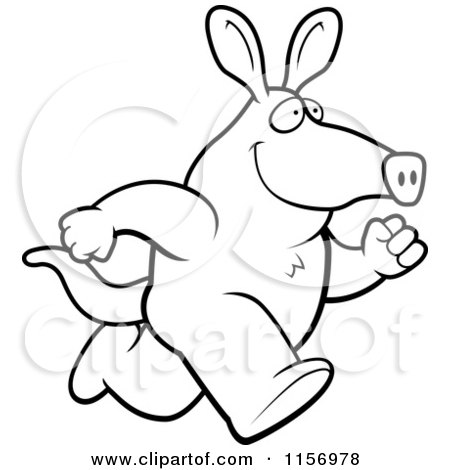 Aardvark coloring #8, Download drawings