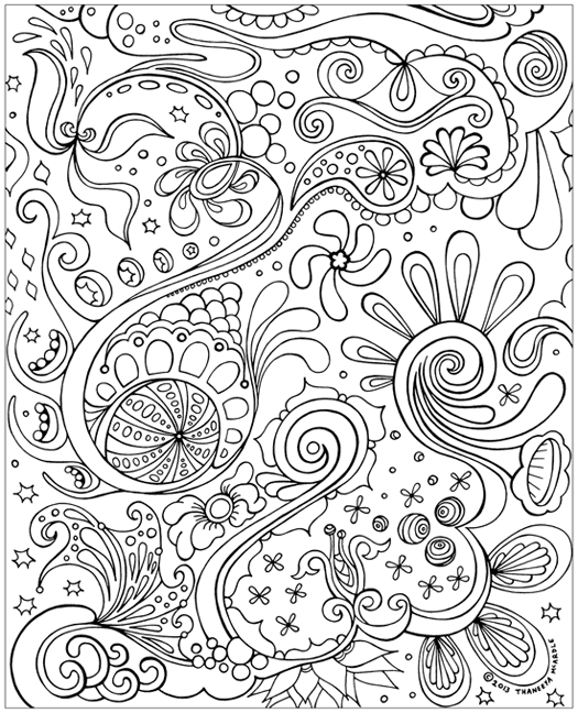 Detailed coloring #9, Download drawings