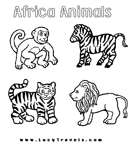 Africa coloring #12, Download drawings