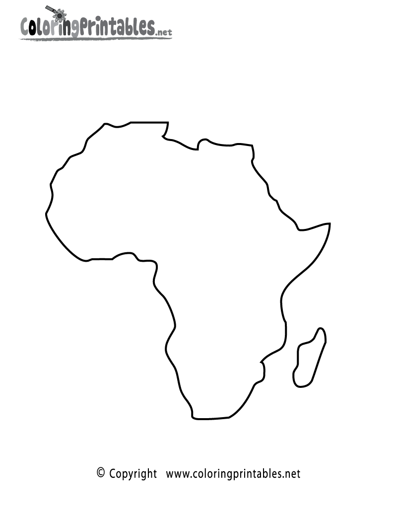 Africa coloring #2, Download drawings