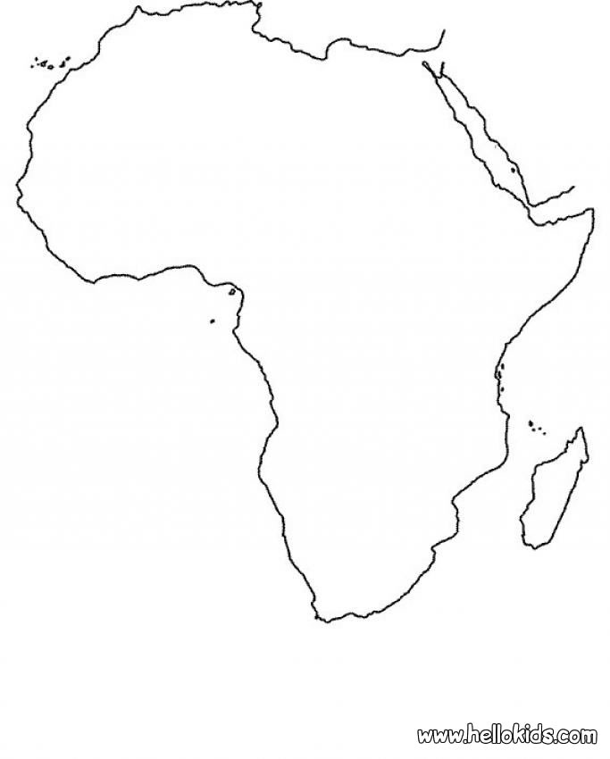 Africa coloring #7, Download drawings