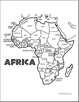 Africa coloring #6, Download drawings