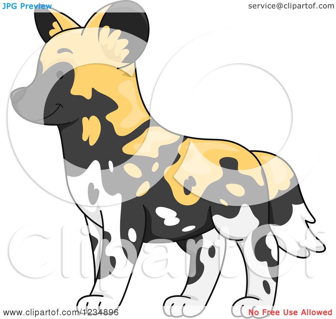 African Wild Dog clipart #12, Download drawings