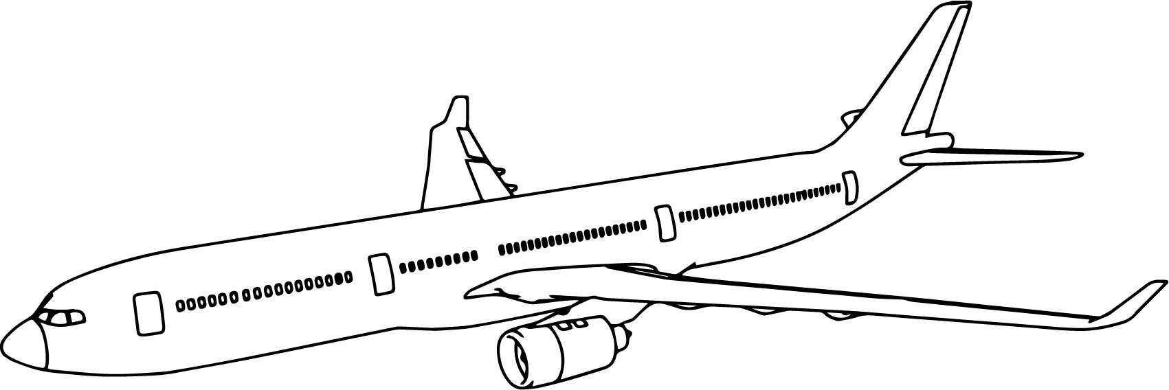 Airbus coloring #7, Download drawings