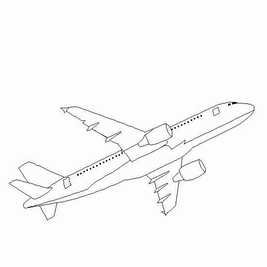 Airbus coloring #13, Download drawings