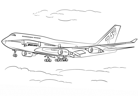 Airbus coloring #9, Download drawings