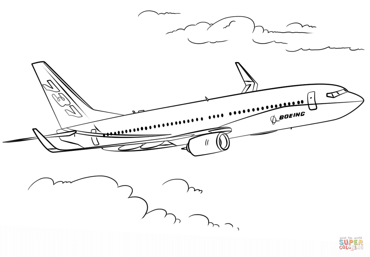 Airbus coloring #12, Download drawings
