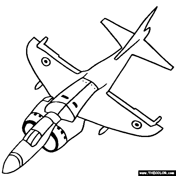 Aircraft coloring #16, Download drawings