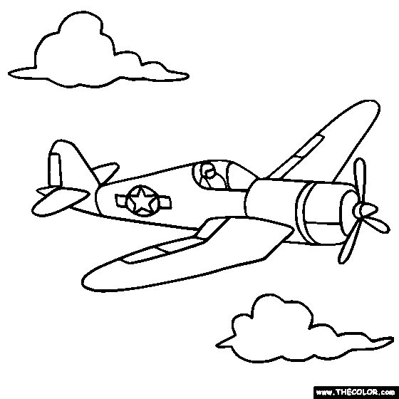 Aircraft coloring #17, Download drawings