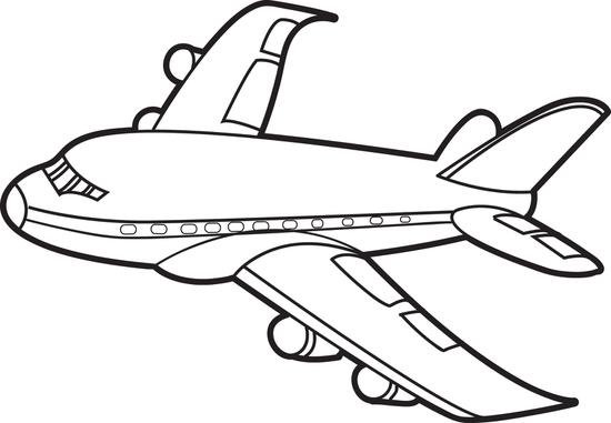Aircraft coloring #13, Download drawings