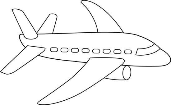 Airplane coloring #16, Download drawings