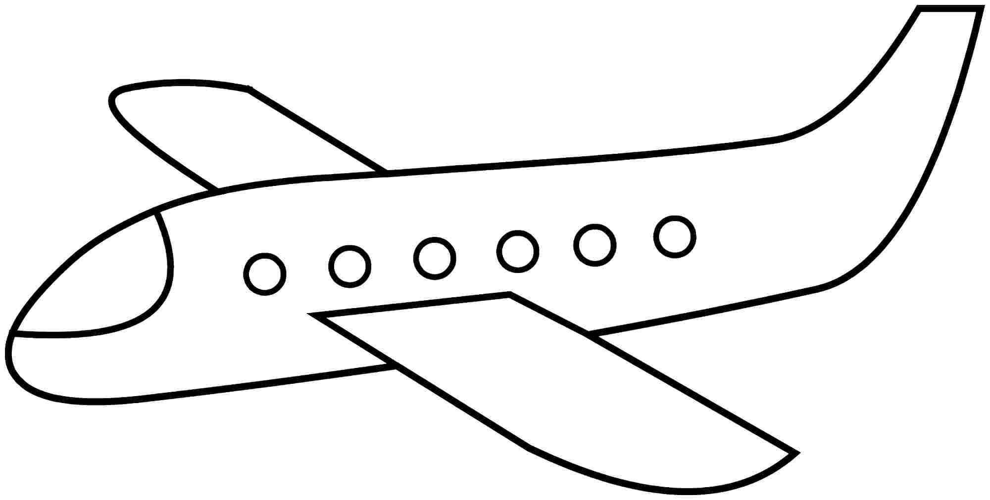 Airplane coloring #14, Download drawings