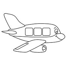 Airplane coloring #12, Download drawings