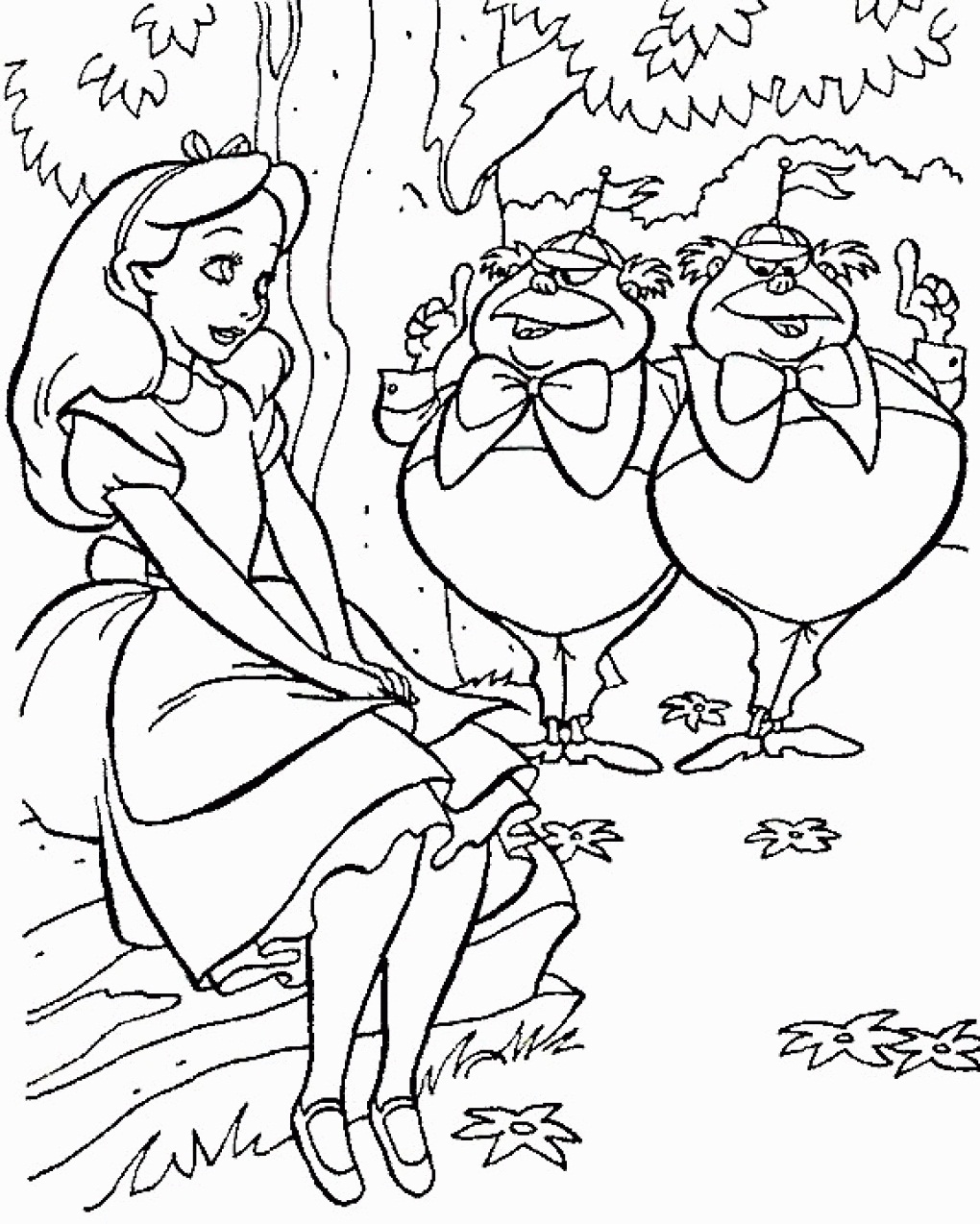 Alice (Alice In Wonderland) coloring #14, Download drawings