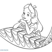 Alice In Wonderland coloring #14, Download drawings