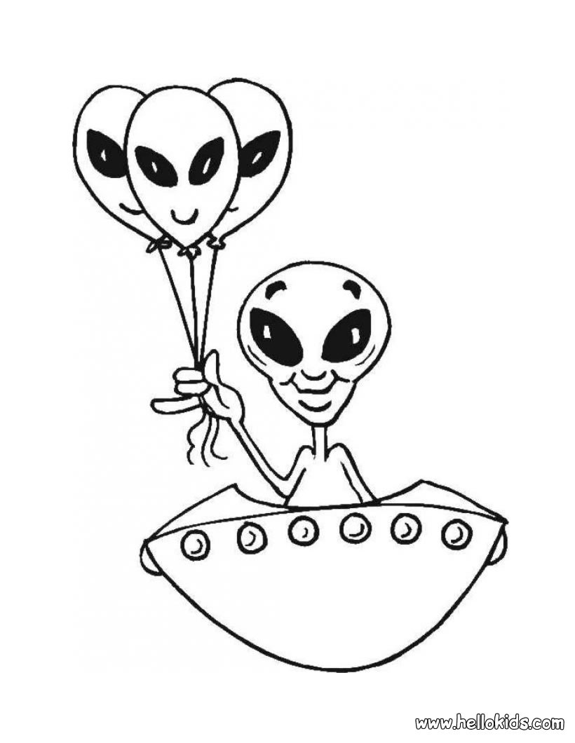 Alien coloring #10, Download drawings