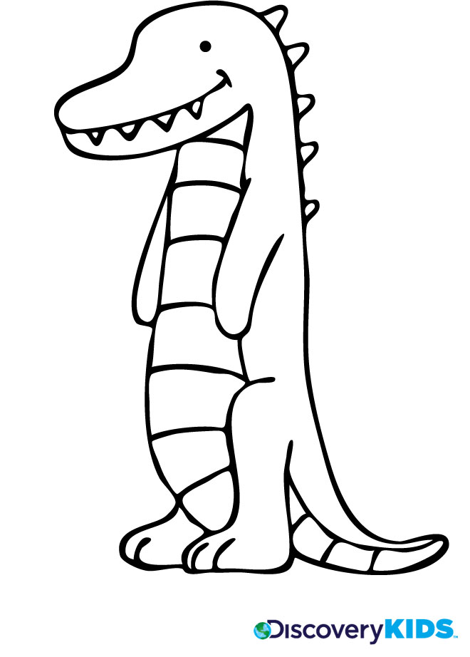 Alligator coloring #11, Download drawings