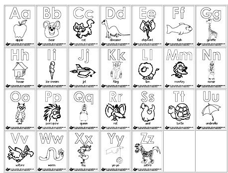 Alphabet coloring #9, Download drawings