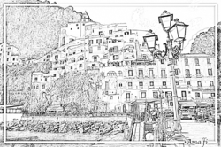 Amalfii coloring #14, Download drawings