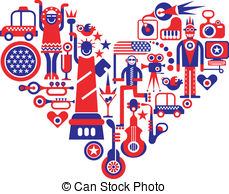 America clipart #3, Download drawings