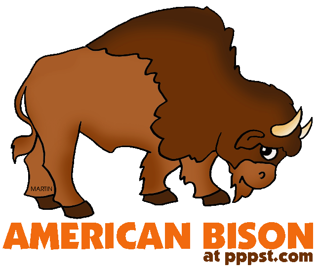 American Bison clipart #7, Download drawings