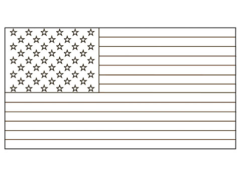 American Flag coloring #20, Download drawings