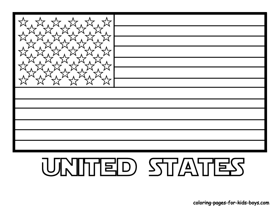 Flag coloring #18, Download drawings