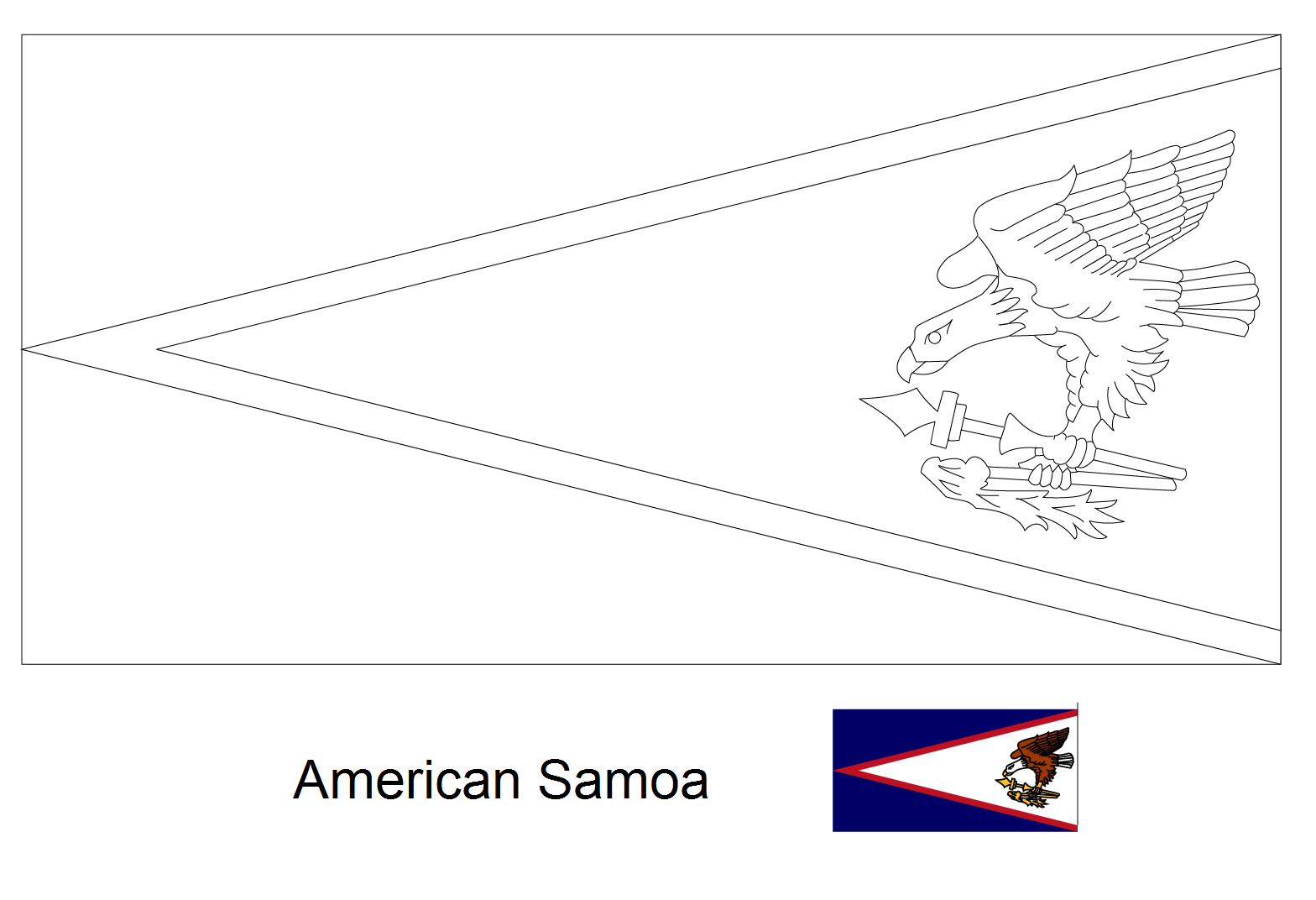 American Samoa coloring #7, Download drawings