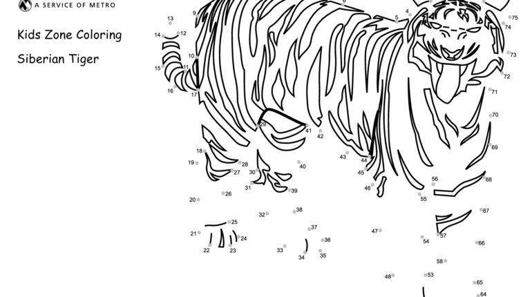 Amur Tiger coloring #18, Download drawings