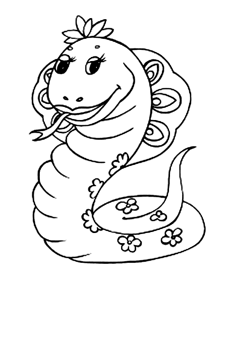 Anaconda coloring #1, Download drawings
