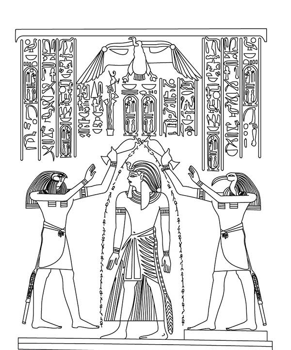 Horus coloring #13, Download drawings