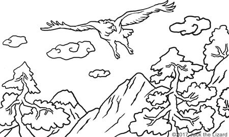 Andean Condor coloring #1, Download drawings
