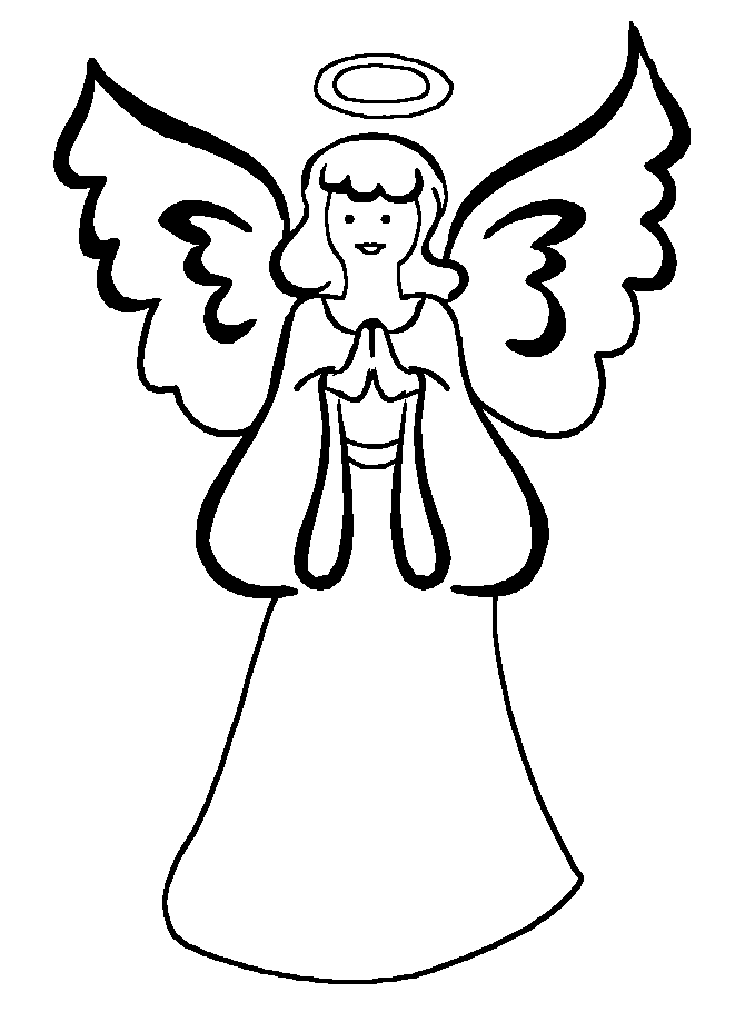 Angel coloring #19, Download drawings