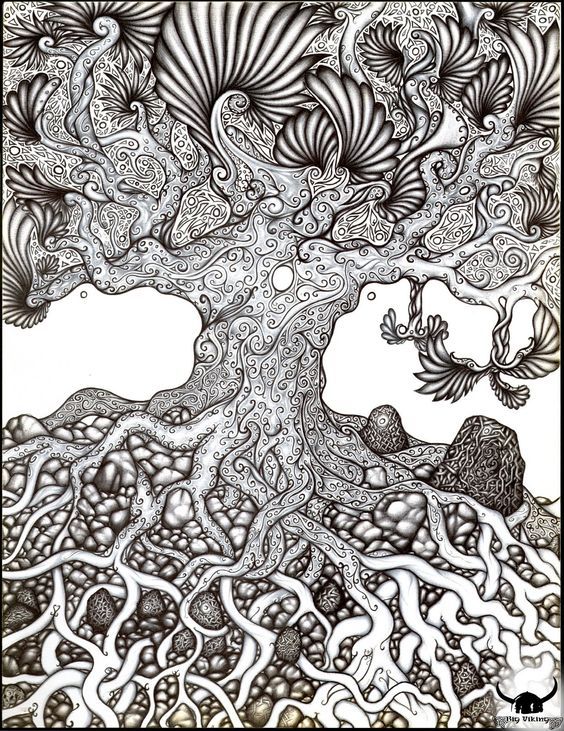 Angel Oak Tree coloring #7, Download drawings