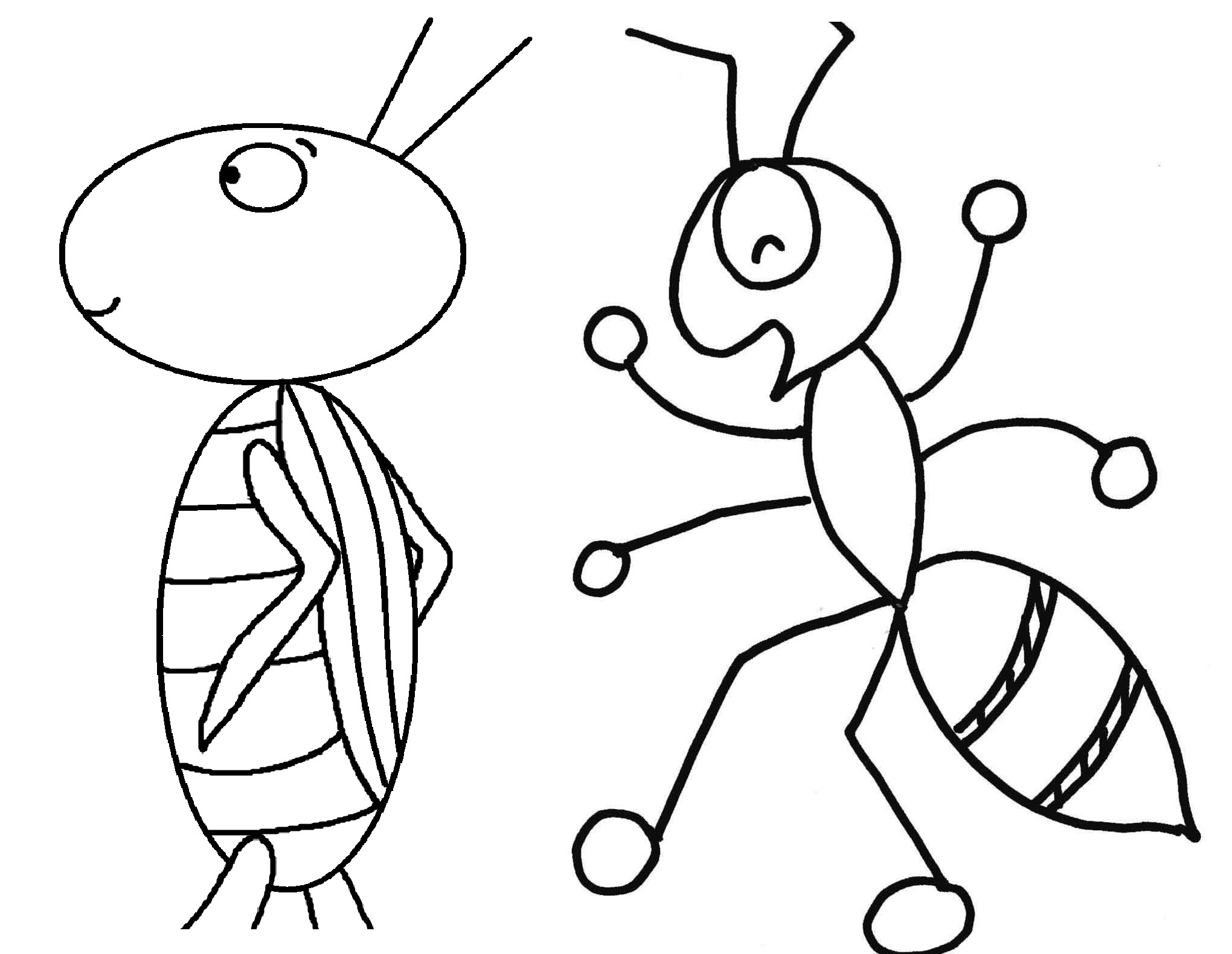 Ant coloring #16, Download drawings